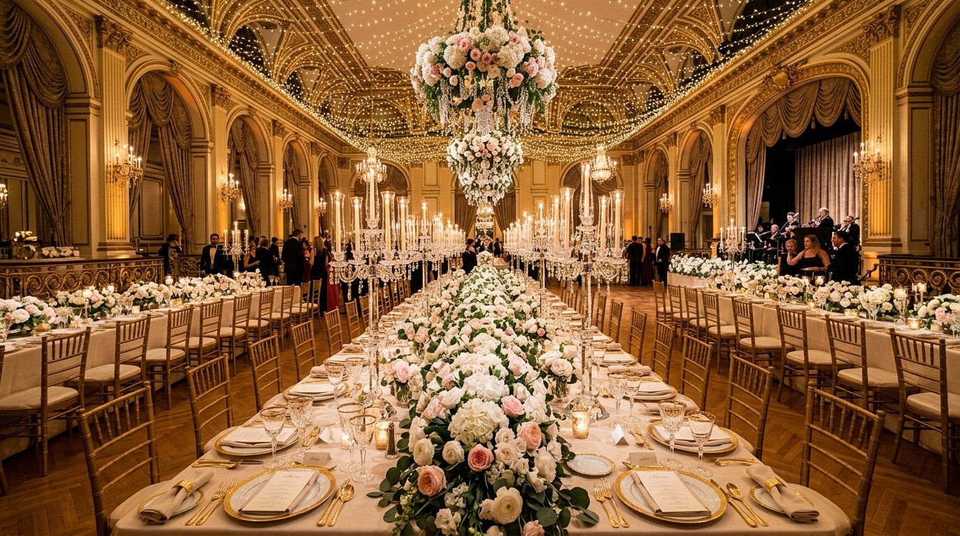 Royal Banquet Tablescape Decor