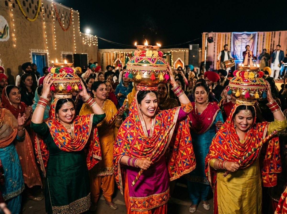 Traditional Midnight Jaggo Celebrations